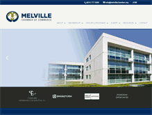 Tablet Screenshot of melvillechamber.org